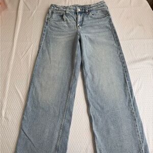 H&M Light Blue Flare & Wide Leg Jeans